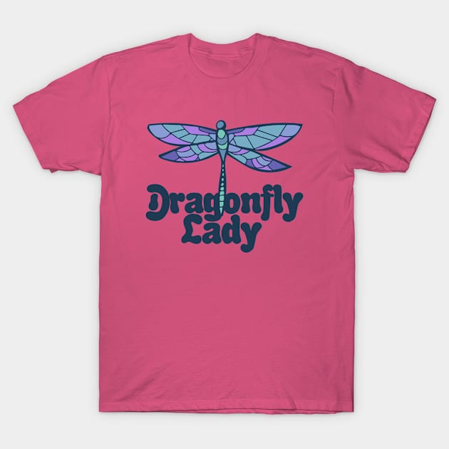 Dragonfly Lady T-Shirt by bubbsnugg